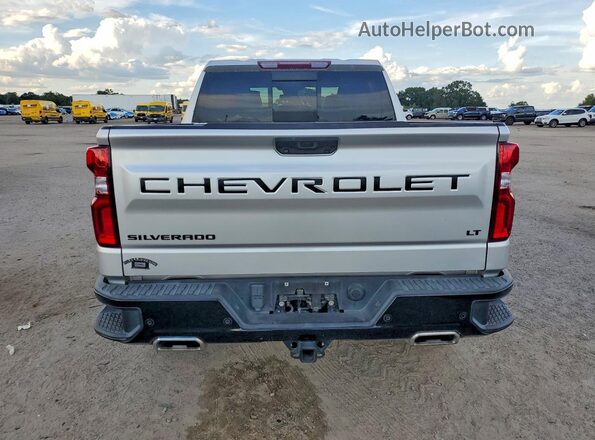 3GCUDFED2NG602860 2022 CHEVROLET SILVERADO Серебряный Вид сзади