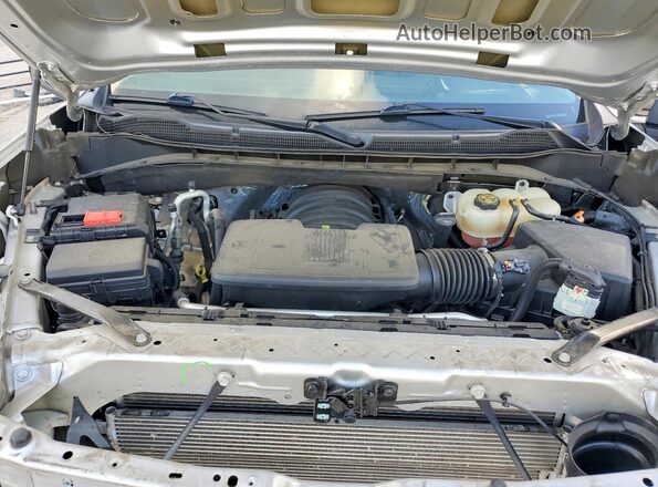 3GCUDFED2NG602860 2022 CHEVROLET SILVERADO Серебряный Вид задней части салона