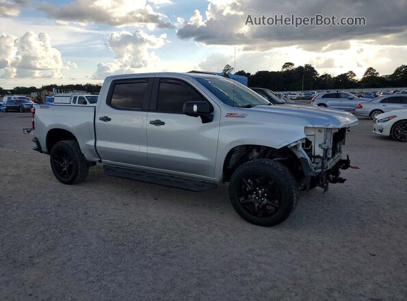 3GCUDFED2NG602860 2022 CHEVROLET SILVERADO Серебряный Передняя правая четверть