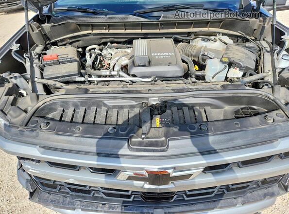 3GCUKEE86SG358080 2025 CHEVROLET SILVERADO Серебряный Вид задней части салона