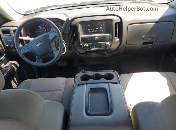 3GCUKNEC6GG179095 2016 CHEVROLET SILVERADO Серебряный Вид панели приборов