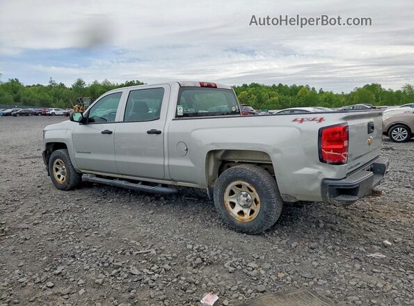 3GCUKNEC6GG179095 2016 CHEVROLET SILVERADO Серебряный Задняя левая четверть