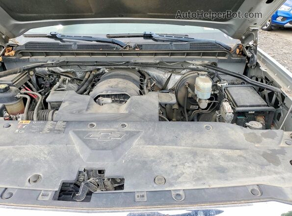 3GCUKNEC6GG179095 2016 CHEVROLET SILVERADO Серебряный Вид задней части салона