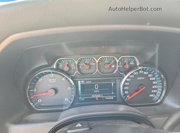 3GCUKREC0GG209229 2016 CHEVROLET SILVERADO Gray ხელსაწყოთა პანელის ხედი