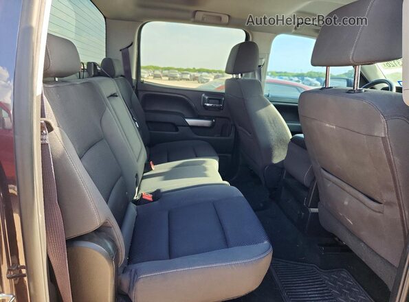 3GCUKREC0GG209229 2016 CHEVROLET SILVERADO Gray უკანა სავარძლების ხედი