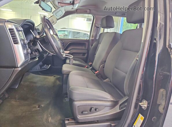 3GCUKREC0GG280821 2016 CHEVROLET SILVERADO Black წინა სალონის ხედი