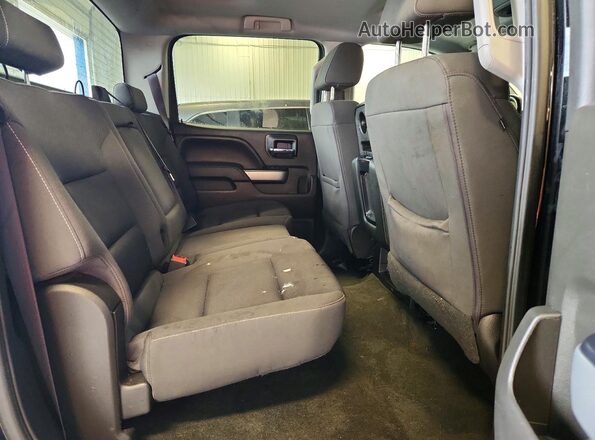 3GCUKREC0GG280821 2016 CHEVROLET SILVERADO Black უკანა სავარძლების ხედი