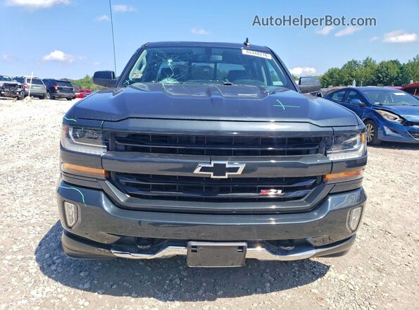 3GCUKREC1JG257717 2018 CHEVROLET SILVERADO Синий Вид спереди