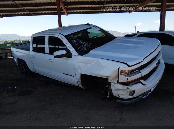3GCUKREC1JG350091 2018 CHEVROLET SILVERADO White Դիմացի տեսք