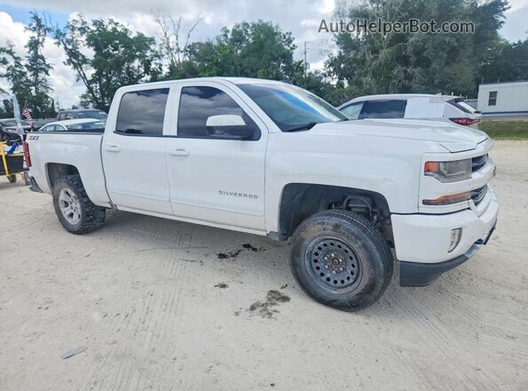 3GCUKREC4JG515731 2018 CHEVROLET SILVERADO Белый Передняя правая четверть