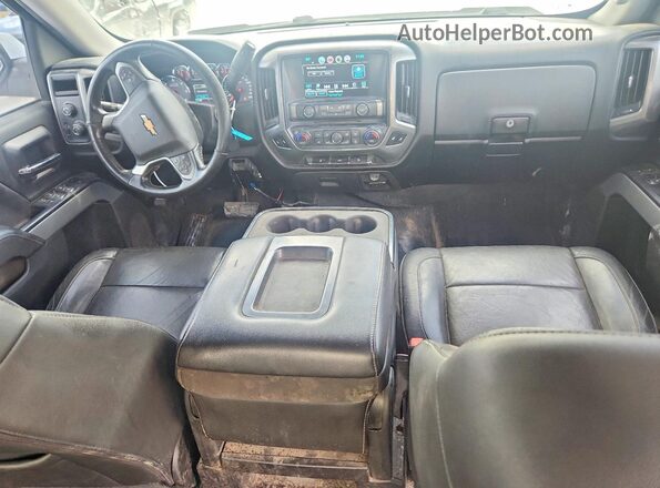 3GCUKREC4JG515731 2018 CHEVROLET SILVERADO Белый Вид панели приборов