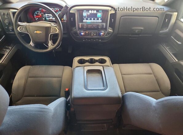 3GCUKREC5GG384964 2016 CHEVROLET SILVERADO Blue Widok deski rozdzielczej