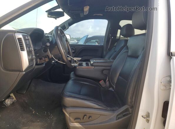3GCUKREC5HG386120 2017 CHEVROLET SILVERADO White წინა სალონის ხედი