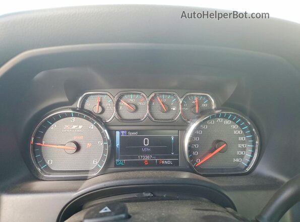3GCUKREC5HG386120 2017 CHEVROLET SILVERADO White ხელსაწყოთა პანელის ხედი