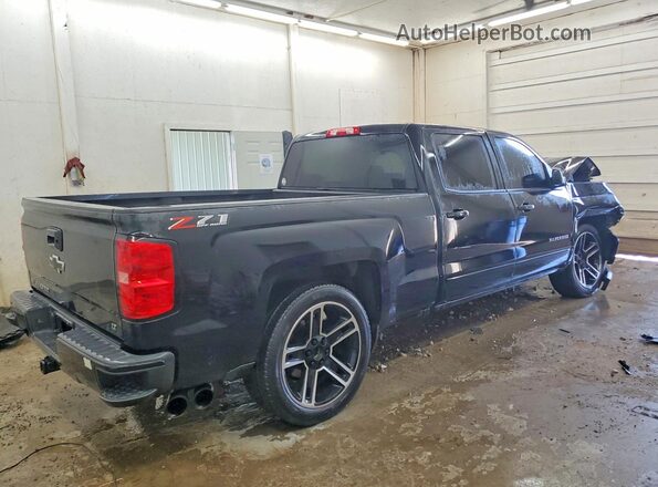 3GCUKREC5JG413421 2018 CHEVROLET SILVERADO Черный Задняя правая четверть