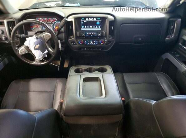 3GCUKREC5JG413421 2018 CHEVROLET SILVERADO Черный Вид панели приборов