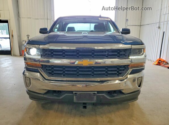 3GCUKREC6JG254845 2018 CHEVROLET SILVERADO Blue Вид спереду