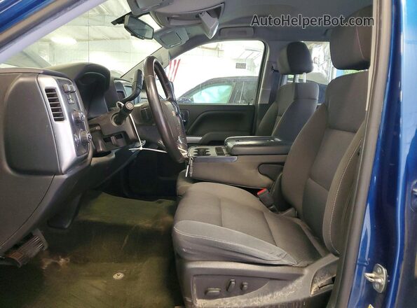 3GCUKREC6JG254845 2018 CHEVROLET SILVERADO Blue Вид салону спереду