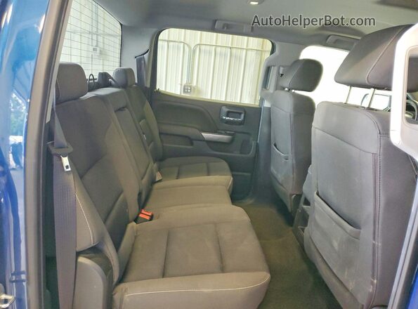 3GCUKREC6JG254845 2018 CHEVROLET SILVERADO Blue Вид задніх сидінь