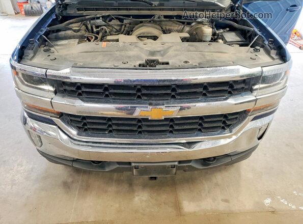 3GCUKREC6JG254845 2018 CHEVROLET SILVERADO Blue Вид задньої частини салону