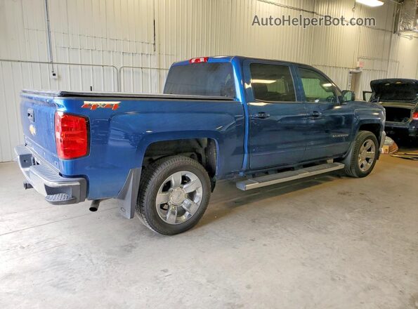 3GCUKREC6JG254845 2018 CHEVROLET SILVERADO Blue Задня права чверть