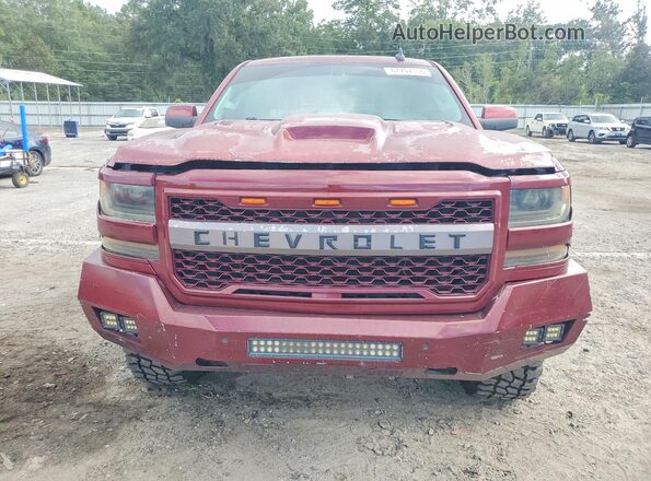 3GCUKREC7GG175130 2016 CHEVROLET SILVERADO Red Widok z przodu