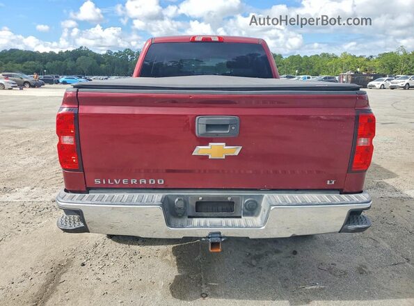 3GCUKREC7GG175130 2016 CHEVROLET SILVERADO Red Widok z tyłu