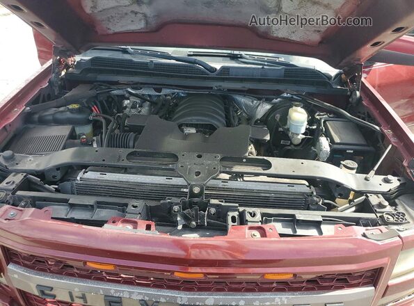 3GCUKREC7GG175130 2016 CHEVROLET SILVERADO Red Widok wnętrza z tyłu