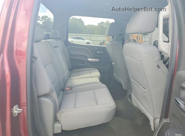 3GCUKREC7GG175130 2016 CHEVROLET SILVERADO Red Widok tylnych siedzeń