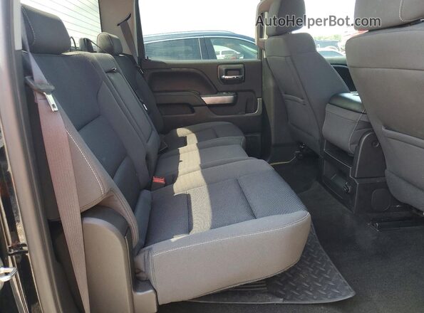 3GCUKREC7GG225590 2016 CHEVROLET SILVERADO Black Вид задніх сидінь