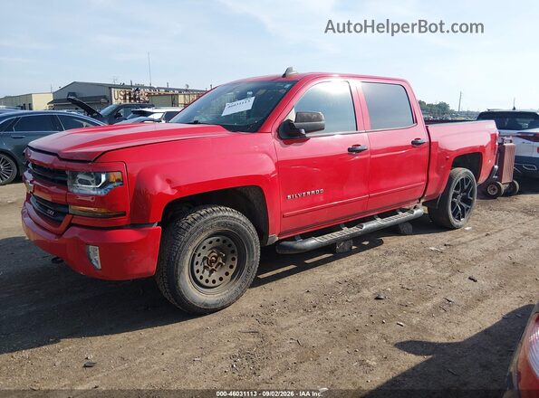 3GCUKREC7HG250099 2017 CHEVROLET SILVERADO Red Передня ліва чверть