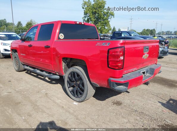 3GCUKREC7HG250099 2017 CHEVROLET SILVERADO Red Задня ліва чверть