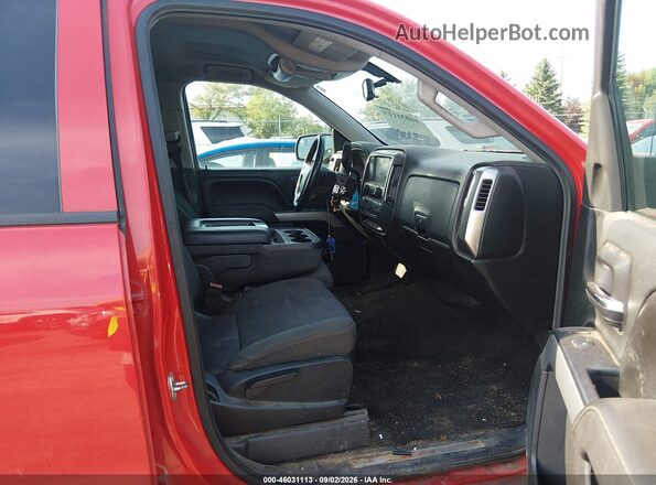 3GCUKREC7HG250099 2017 CHEVROLET SILVERADO Red Вид салону спереду