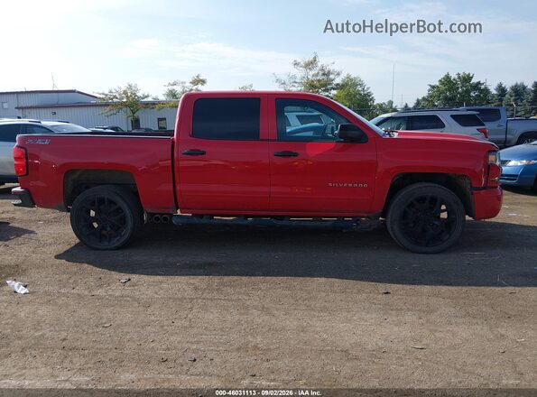 3GCUKREC7HG250099 2017 CHEVROLET SILVERADO Red Вид задньої частини салону