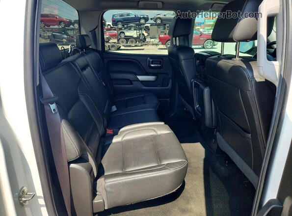 3GCUKREC8HG497437 2017 CHEVROLET SILVERADO White Widok tylnych siedzeń