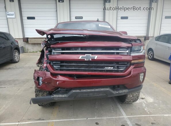 3GCUKRECXGG339664 2016 CHEVROLET SILVERADO Burgundy Widok z przodu