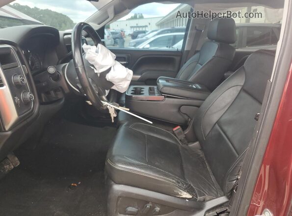 3GCUKRECXGG339664 2016 CHEVROLET SILVERADO Burgundy Widok wnętrza z przodu