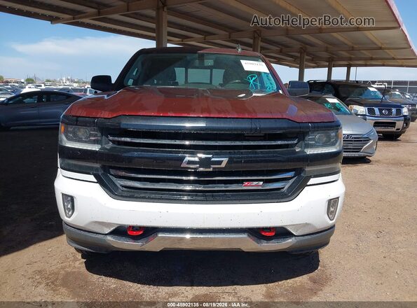 3GCUKSEC0HG494524 2017 CHEVROLET SILVERADO White Vista del cuadro de instrumentos