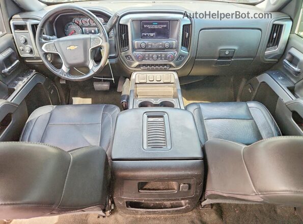 3GCUKSEC6JG206365 2018 CHEVROLET SILVERADO Black Вид панелі приладів