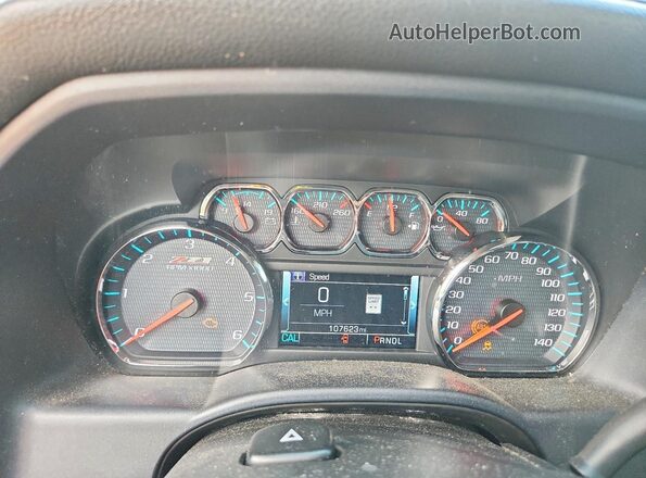 3GCUKSEC6JG206365 2018 CHEVROLET SILVERADO Black Вид щитка приладів