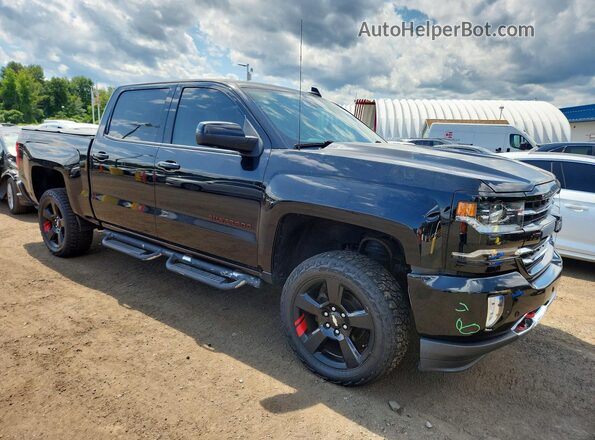 3GCUKSEC6JG206365 2018 CHEVROLET SILVERADO Black Передня права чверть