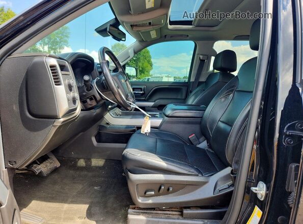 3GCUKSEC6JG206365 2018 CHEVROLET SILVERADO Black Вид салону спереду