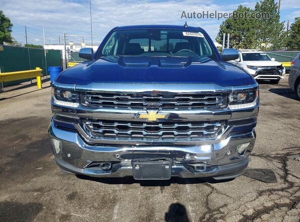 3GCUKSEC7HG240373 2017 CHEVROLET SILVERADO Blue წინა ხედი