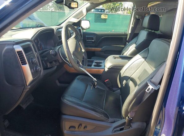 3GCUKSEC7HG240373 2017 CHEVROLET SILVERADO Blue წინა სალონის ხედი