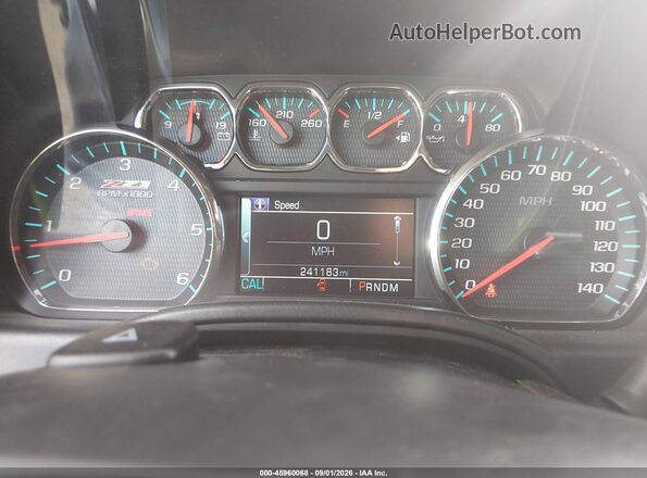 3GCUKSEC9GG275995 2016 CHEVROLET SILVERADO Silver Вид задніх сидінь