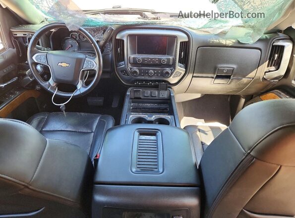 3GCUKSECXJG525154 2018 CHEVROLET SILVERADO Charcoal Вид панелі приладів