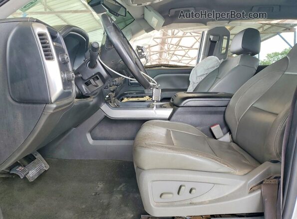3GCUKSEJ6HG189673 2017 CHEVROLET SILVERADO Silver Widok wnętrza z przodu