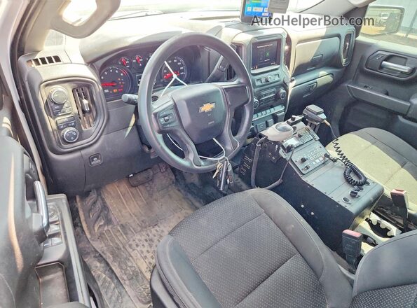 3GCUYAEF4LG341415 2020 CHEVROLET SILVERADO White Widok deski rozdzielczej