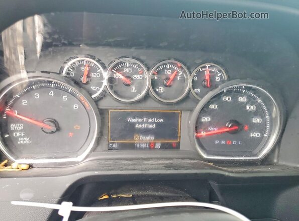 3GCUYDED0NG181875 2022 CHEVROLET SILVERADO White Instrument cluster view