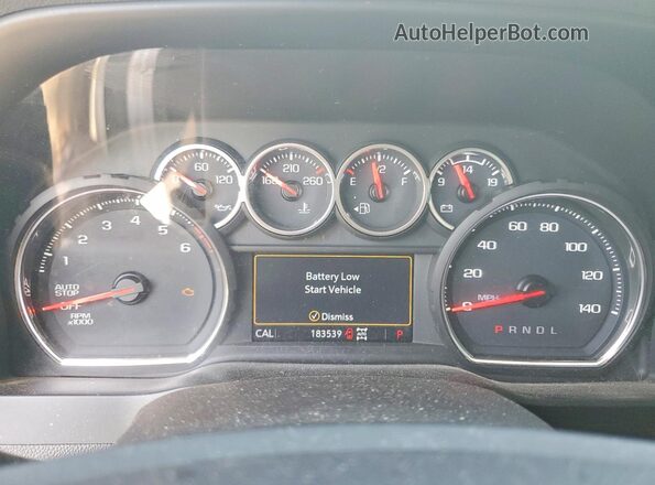 3GCUYDED4LG343391 2020 CHEVROLET SILVERADO White Widok zestawu wskaźników